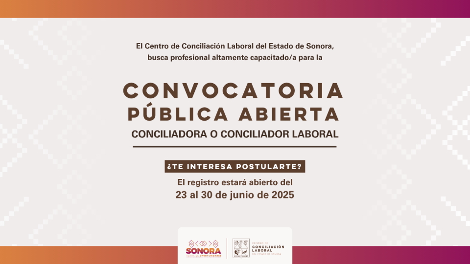 Convocatoria Pública Abierta Conciliadores
